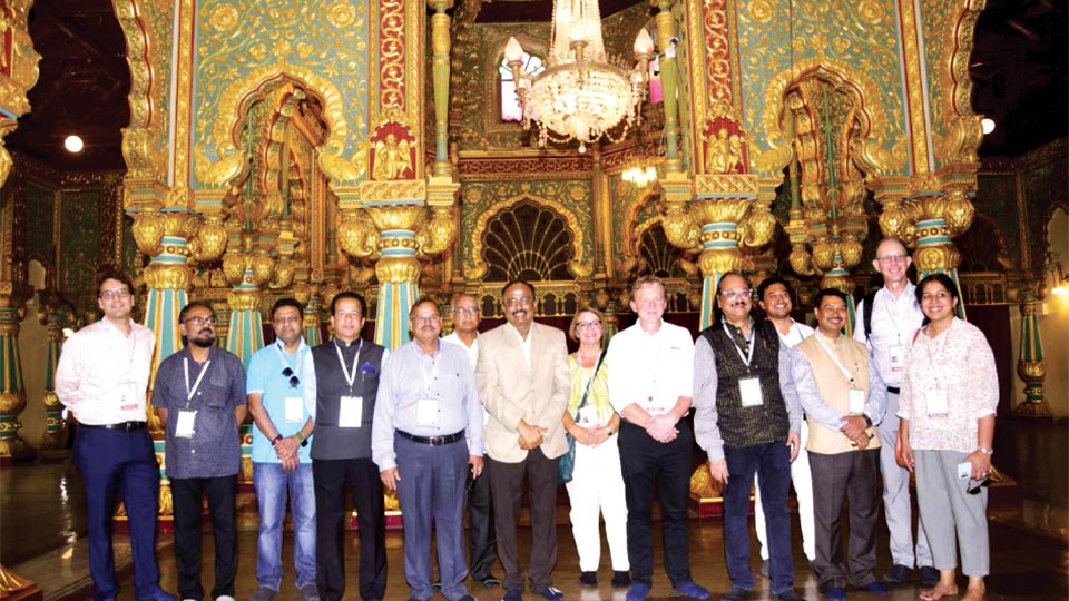G-20 summit delegates visit Mysore Palace