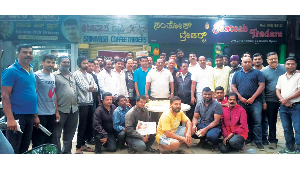 City newspaper distributors celebrate ‘Patrika Vitharakara Dinacharane’