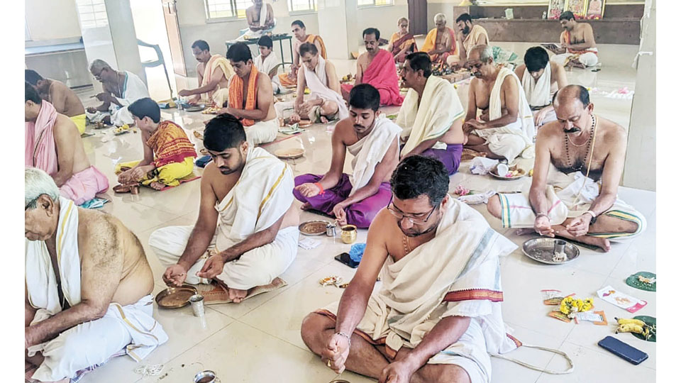 Mass Yajur Upakarma held