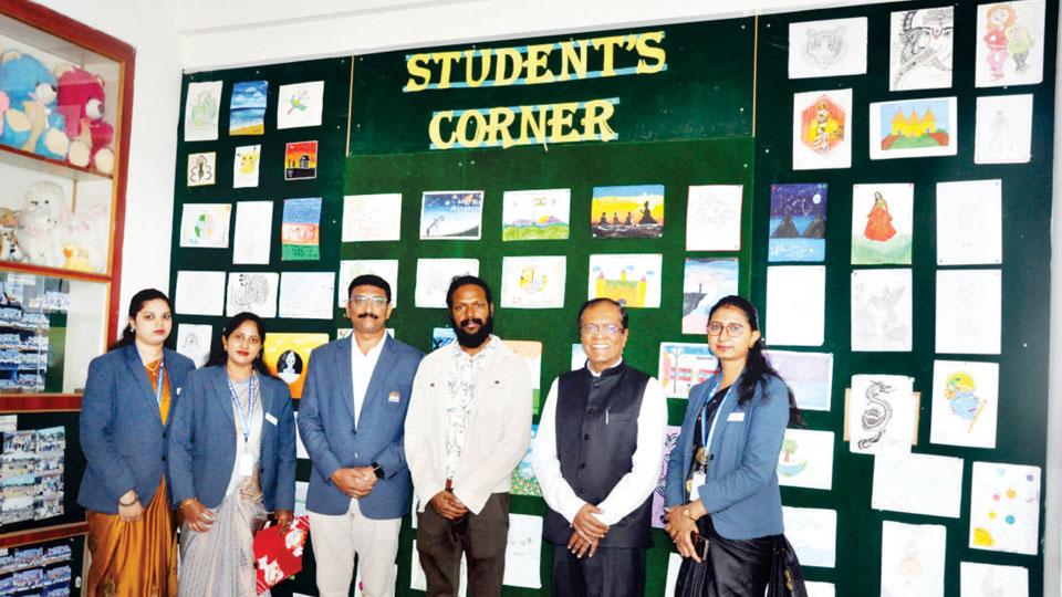 Students showcase talent at inter-school drawing contest
