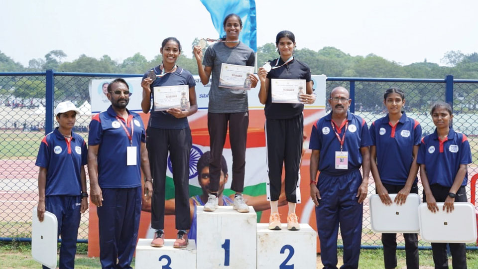 Athletes excel in sports meet