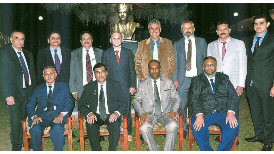 Office-bearers of Mysore Sports Club