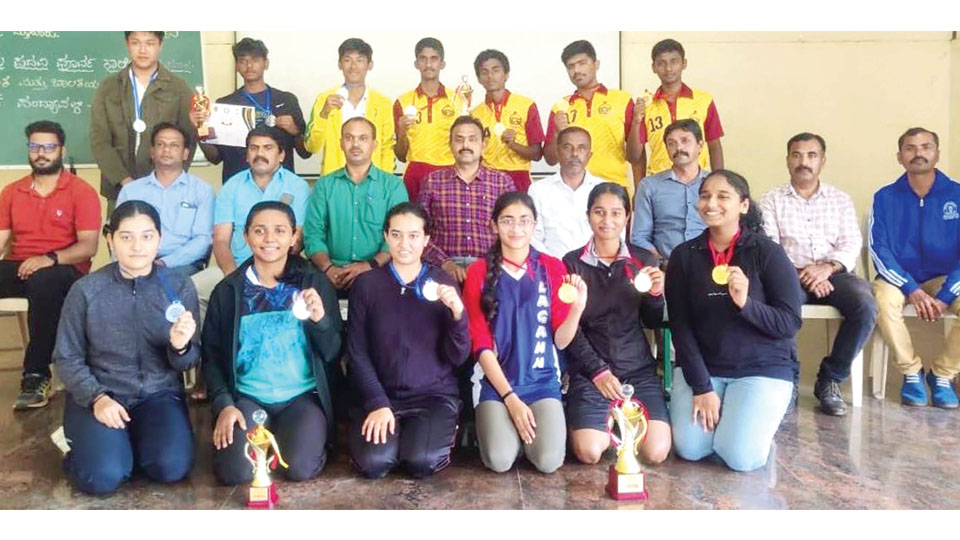 District-level Table Tennis Tournament held at Vijaya Vittala