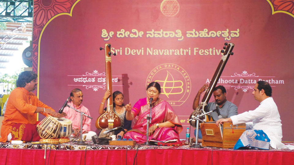 Music concert at Ganapathy Ashram