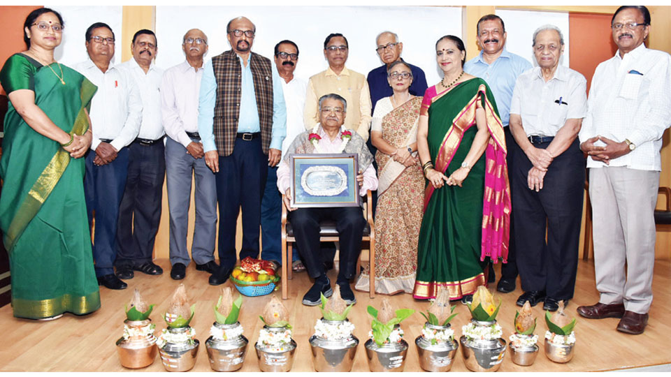 BVB felicitates Dr. K.B. Ganapathy on receiving Hon. Doctorate