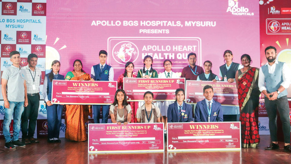 St. Rossello’s and St. Joseph’s emerge winners of Apollo ‘Heart Health’ Quiz 2023