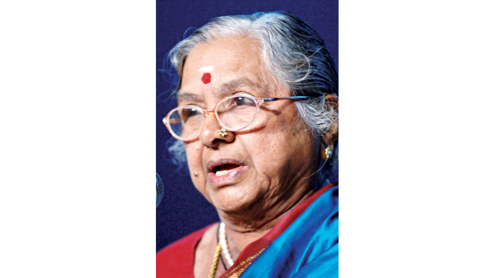 State ‘Sangeetha Vidwan’ Award for Dr. Padma Murthy