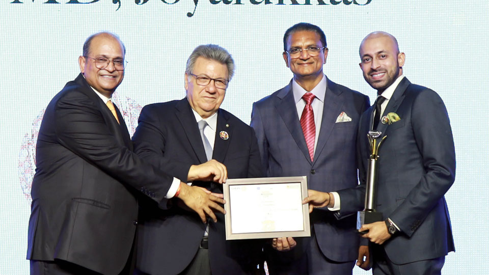 World Jewellery Confederation honours Joy Alukkas