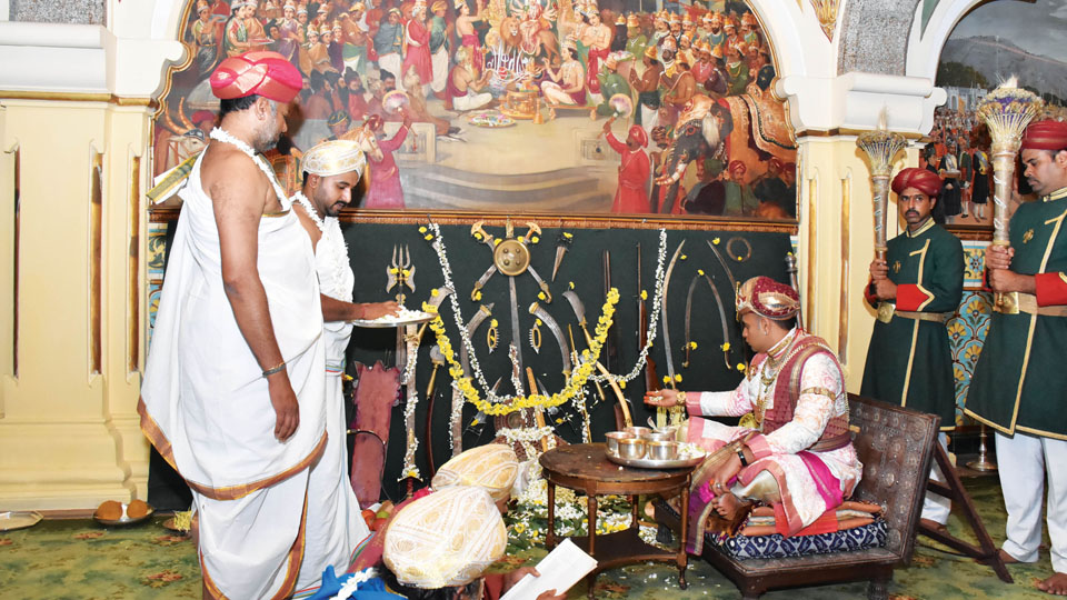 Yaduveer performs Ayudha Puja, keeps alive age-old tradition