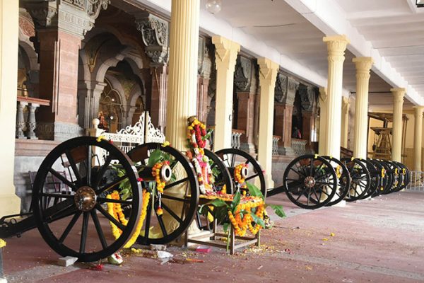 Ahead Of Navarathri, Traditional Puja Performed To Cannons At Palace ...