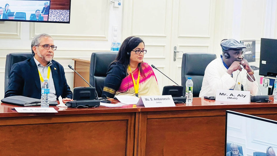 Mandya MP Sumalatha in Countering Terrorism Inter-Parliamentary Panel