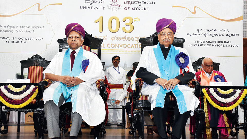 Mysore Varsity Honorary Doctorate degree awardees: A profile