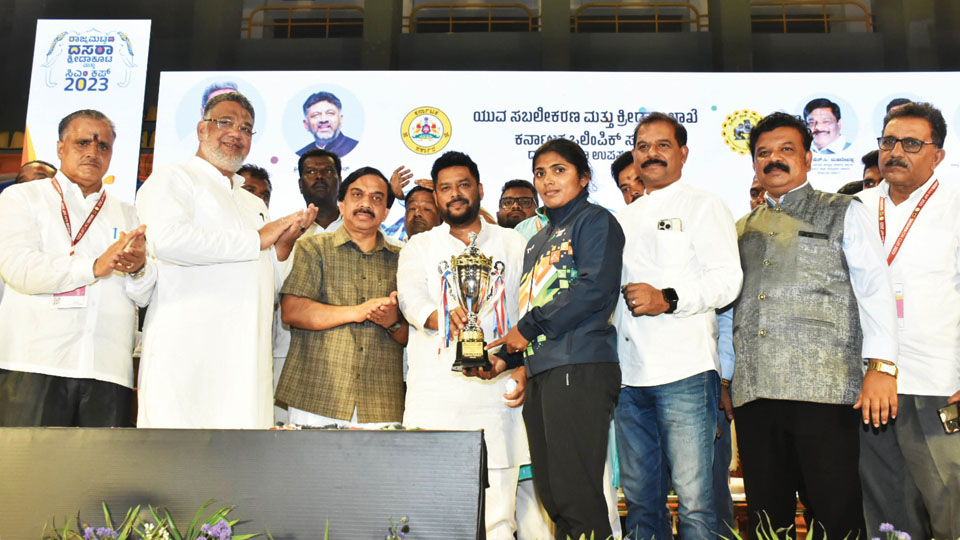 Dasara CM Cup Sports Meet: Best State athletes make a mark