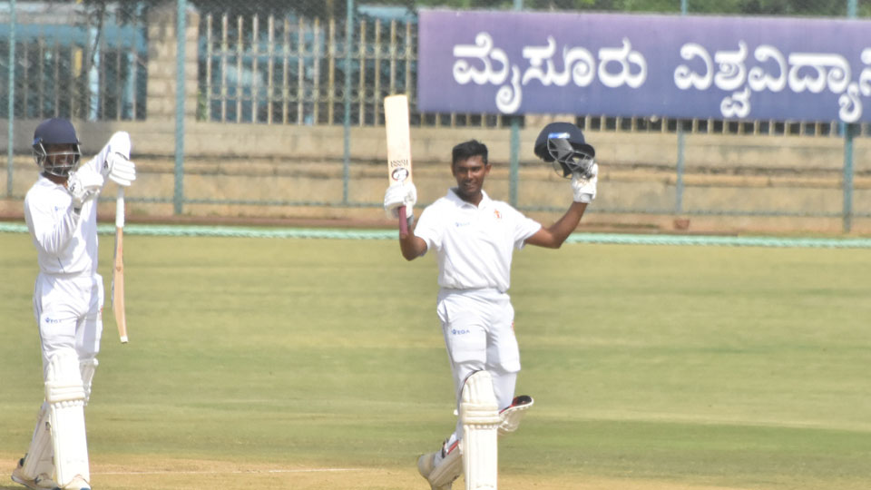 Cooch Bihar Trophy: After early loss of wickets, Karnataka going strong