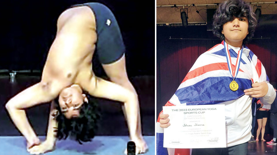 Yoga Prodigy wins Gold at European Championship