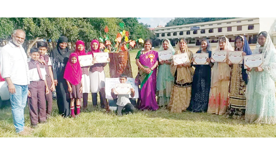 Winners of Taluk-level Pratibha Karanji