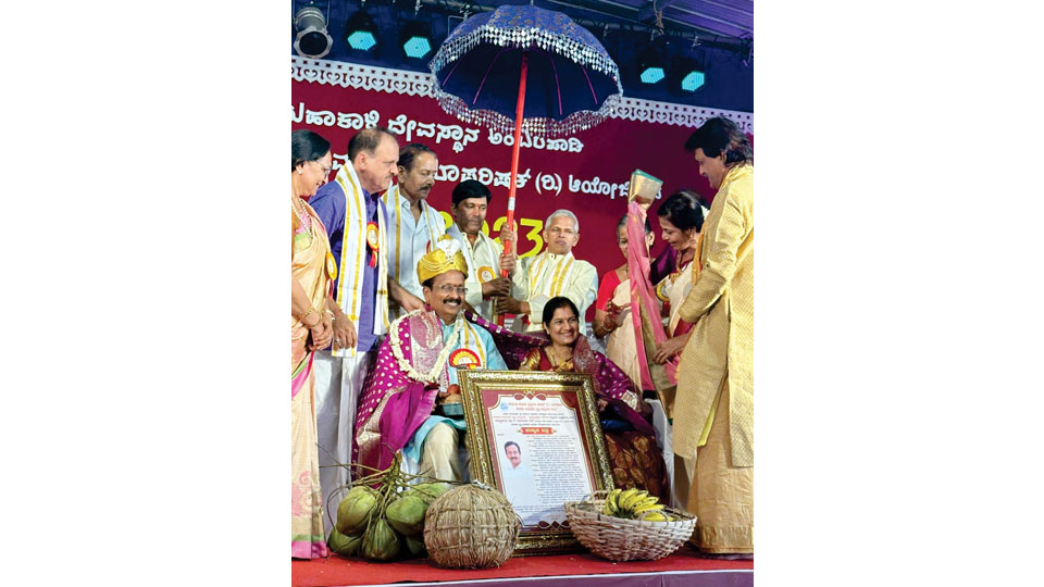 ‘Natyacharya’ Prof. K. Ramamurthy Rao couple felicitated