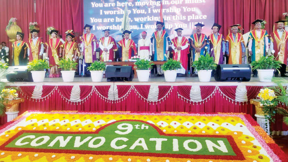 Ninth convocation of St. Philomena’s College held