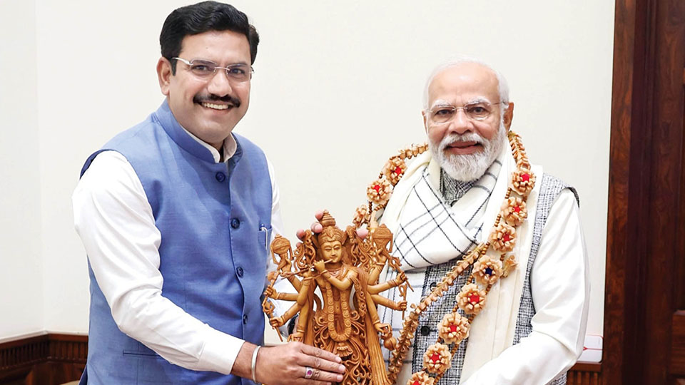 State BJP Chief meets PM