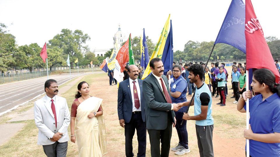 Mysore Varsity Inter-Collegiate 94th Athletics Meet 2023-24 begins