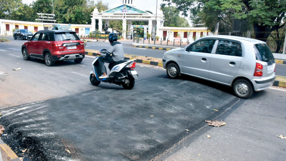 Newly-laid unpainted road humps: 20 accidents in 12 hours; two riders seriously injured