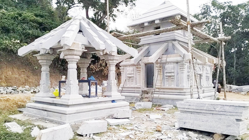 Sri Krishna Temple takes shape in Kutta on Kodagu-Kerala border
