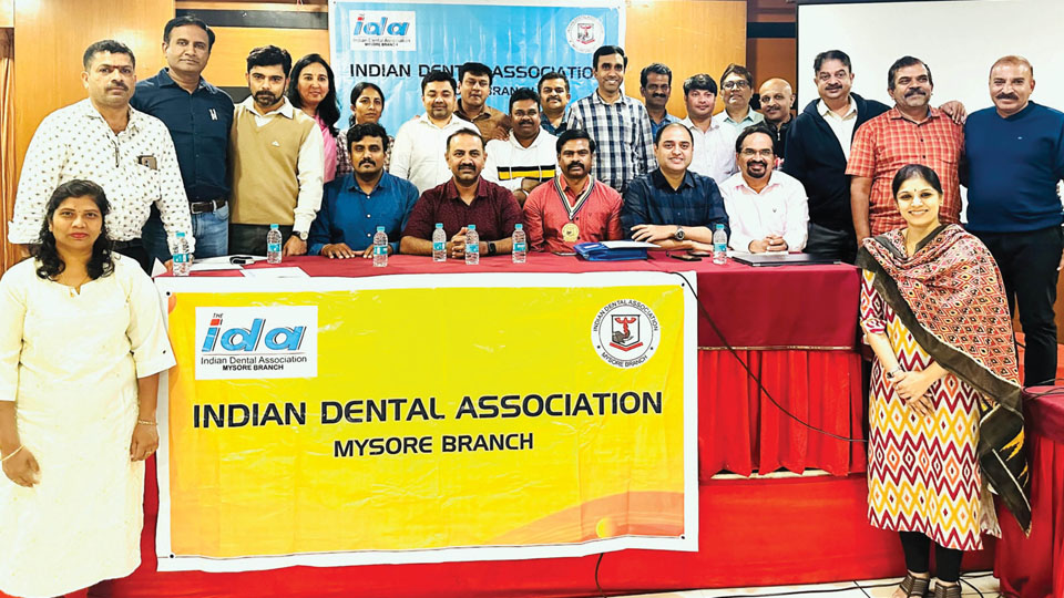 New team of Indian Dental Assn., Mysuru