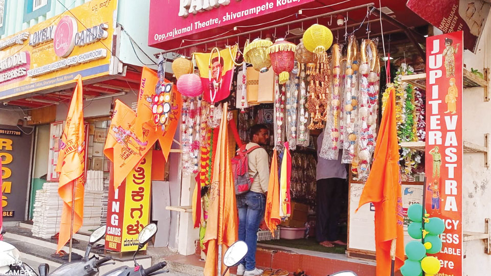 Demand peaks for saffron flags, Lord Ram portraits, temple models