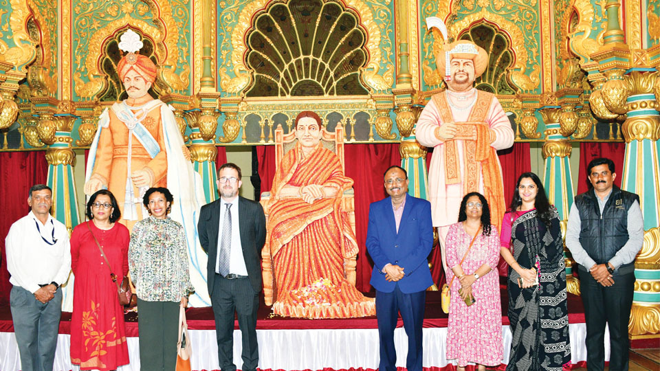 US Consul General visits Mysore Palace