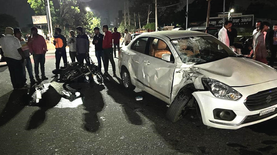 Car-bike collision: Puttur PWD Engineer among two injured
