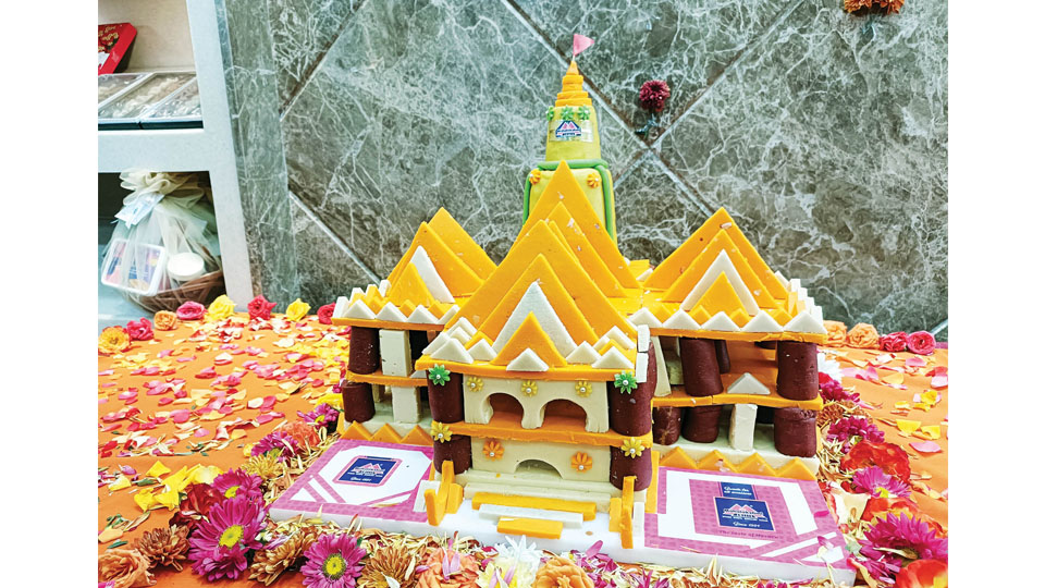 Mahalakshmi Sweets creates a ‘sweet’ Ayodhya Ram Temple