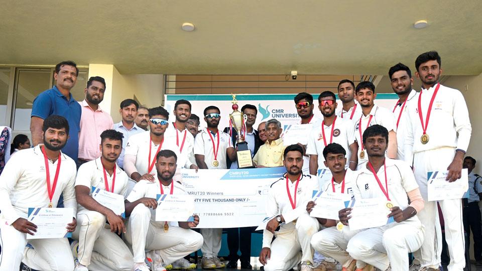 UoM wins CMRUT20 State-Level Inter-Varsity Cricket