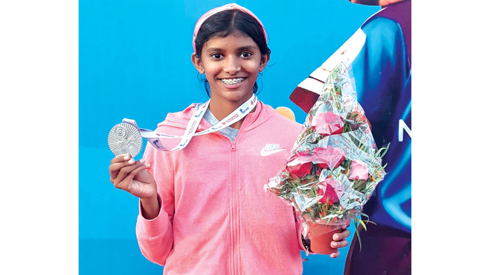 NIDJAM – 2024: City’s Kashvi wins silver in Triathlon