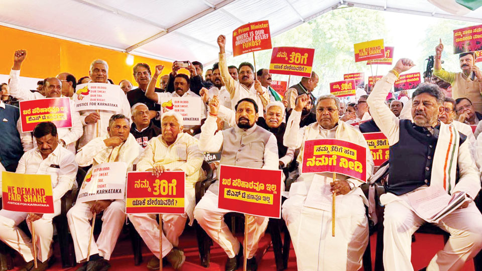 Alleging ‘financial injustice’ to Karnataka: CM leads ‘Chalo Delhi’