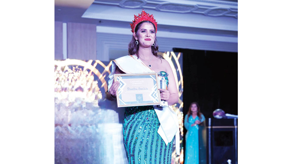 Mysuru-born wins title of ‘Mrs Middle East’
