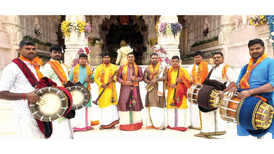 Melukote Nadaswara team enthrals devotees at Ayodhya Ram Temple 
