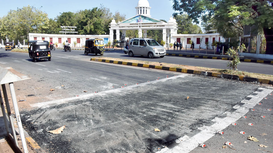 Revisiting the unscientific humps on Bogadi Road: VC sought, Commissioner ordered, staff implemented