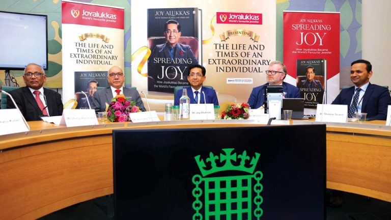 Joy Alukkas presents Autobiography to British Parliamentarians - Star