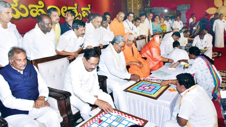 CM inaugurates Desi Games, Rangoli Contests