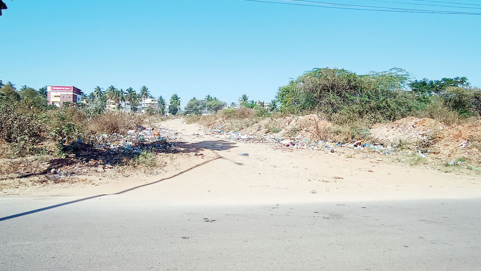 Will service roads be free from dumping garbage and debris?