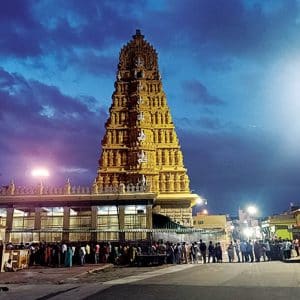 Golden Tower for Chamundeshwari: Welcome suggestion