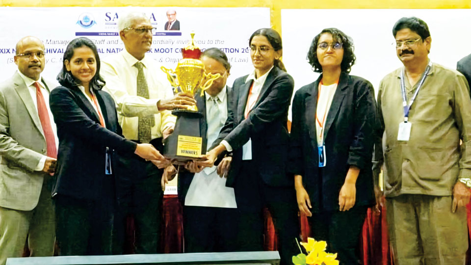 JSS wins Nani Palkhivala Natl. Tax Moot Court Competition