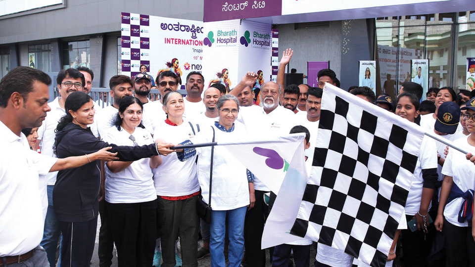 Marathon marks Intl. Women’s Day celebration by Bharath Cancer Hospital