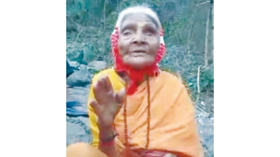 102-year-old woman takes out padayatra to M.M. Hills temple