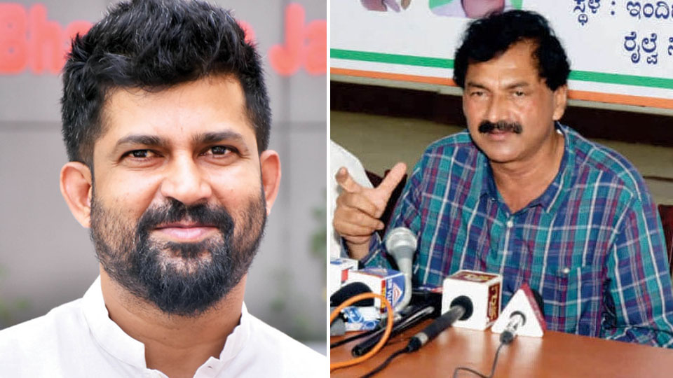 MP Prathap Simha files criminal defamation case against KPCC Spokesperson Lakshmana