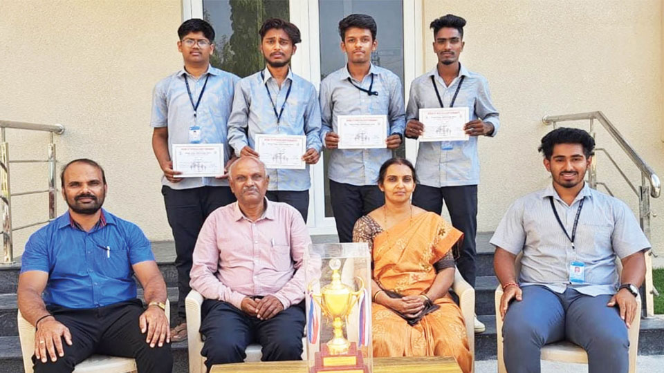 NIE FGC Chess team wins silver medal and rolling trophy