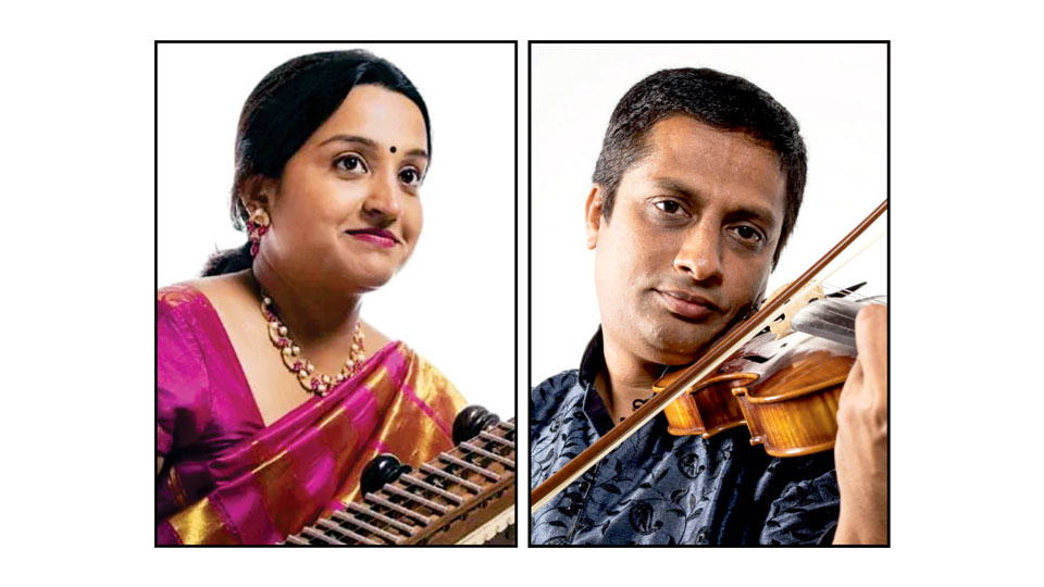 Grand Veena-Violin Programme at Ganabharathi on Mar. 29