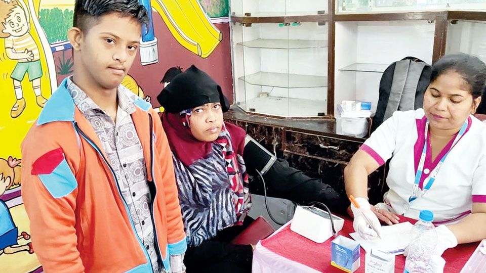 Eye and health camp held for children with special needs