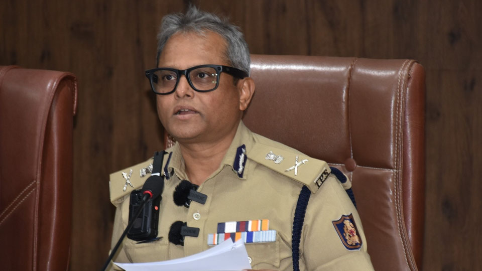 Bengaluru City Police Commissioner B. Dayananda
