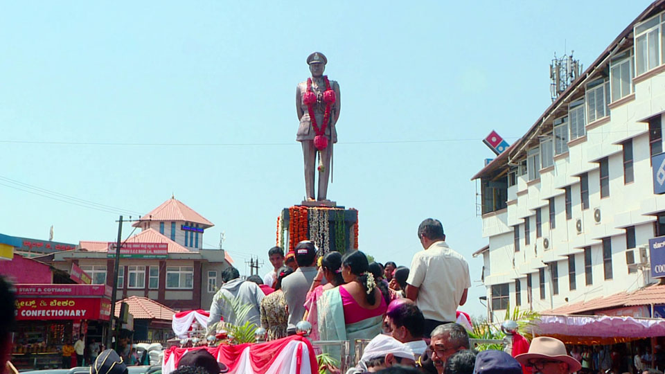 General K.S. Thimayya’s statue reinstalled at Madikeri
